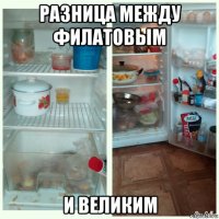 разница между филатовым и великим