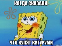 когда сказали, что купят кигуруми