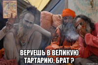  веруешь в великую тартарию, брат ?