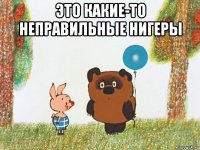 это какие-то неправильные нигеры 