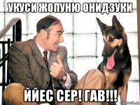 укуси жопуню онидзуки ййес сер! гав!!!