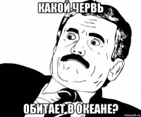 какой червь обитает в океане?