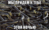 мы придем к тебе этой ночью