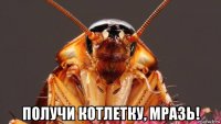  получи котлетку, мразь!