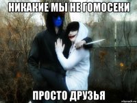 никакие мы не гомосеки просто друзья