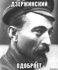 дзержинский одобряет