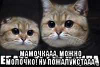  мамочкааа, можно молочко! ну пожалуйстааа