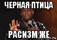 черная птица расизм же