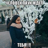 человек паук ждет тебя! !!