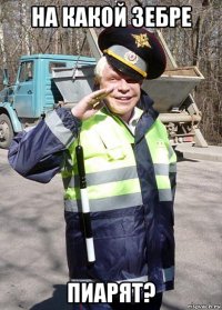на какой зебре пиарят?