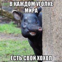 в каждом уголке мира есть свой хохол