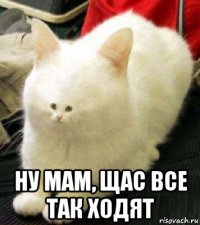  ну мам, щас все так ходят