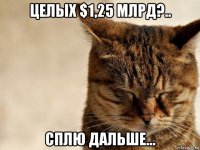 целых $1,25 млрд?.. сплю дальше...