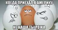 когда приехал в америку не наша ты рожа