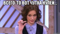 всего-то вот чутка нулей... 