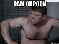 сам спроси 