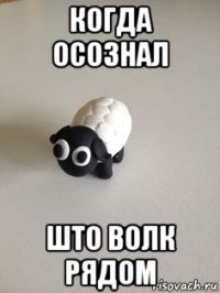когда осознал што волк рядом