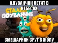 одуванчик летит в небесах смешарики срут в жопу