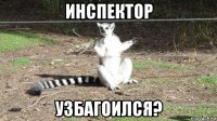 инспектор узбагоился?