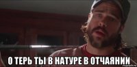  о терь ты в натуре в отчаянии