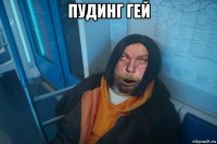 пудинг гей 