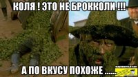 коля ! это не брокколи !!! а по вкусу похоже ......