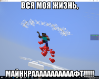 вся моя жизнь, майнкрааааааааааафт!!!!!