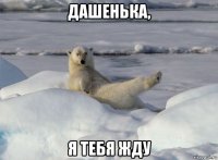 дашенька, я тебя жду