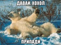 давай, хохол припади