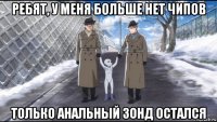 ребят, у меня больше нет чипов только анальный зонд остался