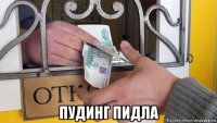  пудинг пидла