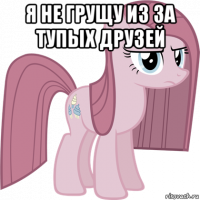 я не грущу из за тупых друзей 