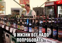 в жизни всё надо попробовать...