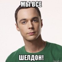 мы все шелдон!