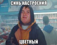 синь настроения цветный