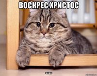 воскрес христос ....