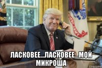  ласковее...ласковее...мой микроша