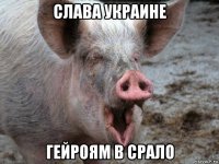 слава украине гейроям в срало