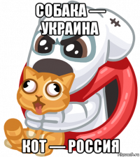 собака — украина кот — россия
