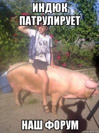 индюк патрулирует наш форум