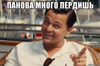 панова много пердишь 