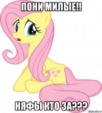 пони милые!! няфы кто за???