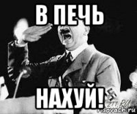 в печь нахуй!