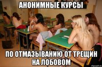анонимные курсы по отмазыванию от трещин на лобовом