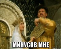  минусов мне