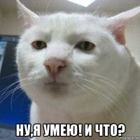  ну,я умею! и что?