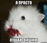 я просто кушаю вишню