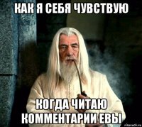 как я себя чувствую когда читаю комментарии евы