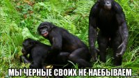  мы черные своих не наебываем
