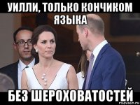уилли, только кончиком языка без шероховатостей